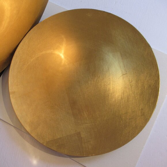 2, 13" Gold leaf Platter. Pier 1 Imports, Vintage, Like New! - Picture 3 of 5